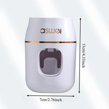 Upgrade Your Bathroom with This 1Pc Toothpaste Squeezer and Storage Rack - Autom