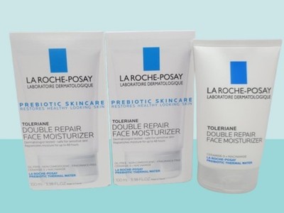 LA ROCHE POSAY TOLERIANE DOUBLE REPAIR FACE MOISTURIZER 3.38 OZ EXP:10/2028 2PC