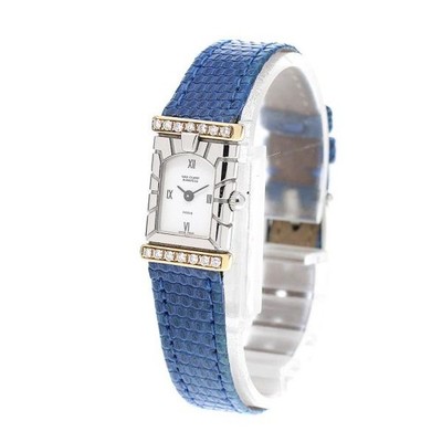 Van Cleef & Arpels Ref.431963T5 14mm SS White Dial Quartz Watch #C15570