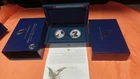 2012 S REVERSE PROOF SILVER EAGLE 2 COIN SAN FRANCISCO SET WITH BOX/COA