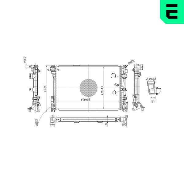 MotorküHler WasserküHler ERA 673060 FüR Mercedes Klasse W212 Model S204 S212 CLS-image