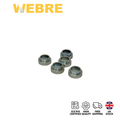 5 M12 Stufen-Abstandshalter - 11,5 mm Innendurchmesser | 19 mm / 14,5 mm Außendurchmesser | 9,5 mm Länge