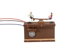 Noch 13400 micro-motion Kinderwippe bewegliche Wippe mit Motor + Figuren H0 Neu