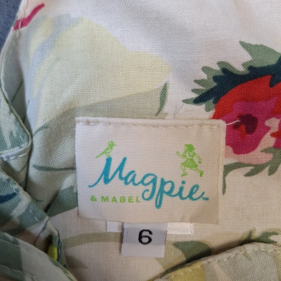 Vestido Floral Brillante Ocasión Especial Magpie & Mabel Sin Mangas Multicolor Talla 6 Foto 3 de 4