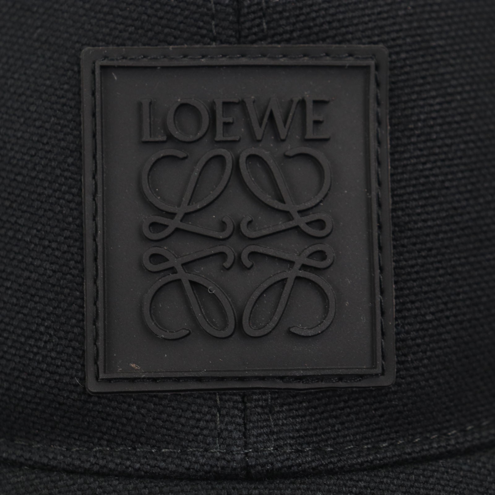 Excellent LOEWE cap Anagram Patch Baseball Hat bl… - image 7