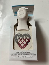 Martha Stewart Lace Scallop Heart Large Punch