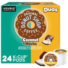 The Original Donut Shop K-Cup Coffee, Coconut Mocha Roast, 24 Count, Daily Drink