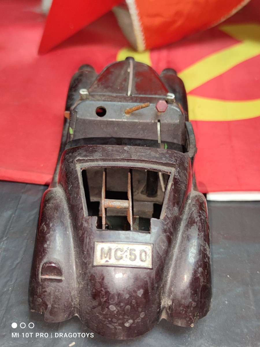 VINTAGE TOY CAR CA JU MC 50 BMW 328 BAKELITE GERMANY 1950 SOVIET