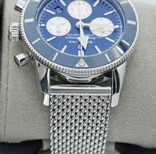 Breitling Superocean Heritage II AB0162 Chronograph B01 Blue Dial BOX/PAPERS! 13