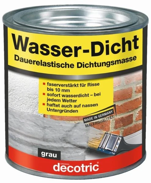 Decotric Dichtmasse Wasser-Dicht 375 ml Dichtungsmasse für Dächer und Wände