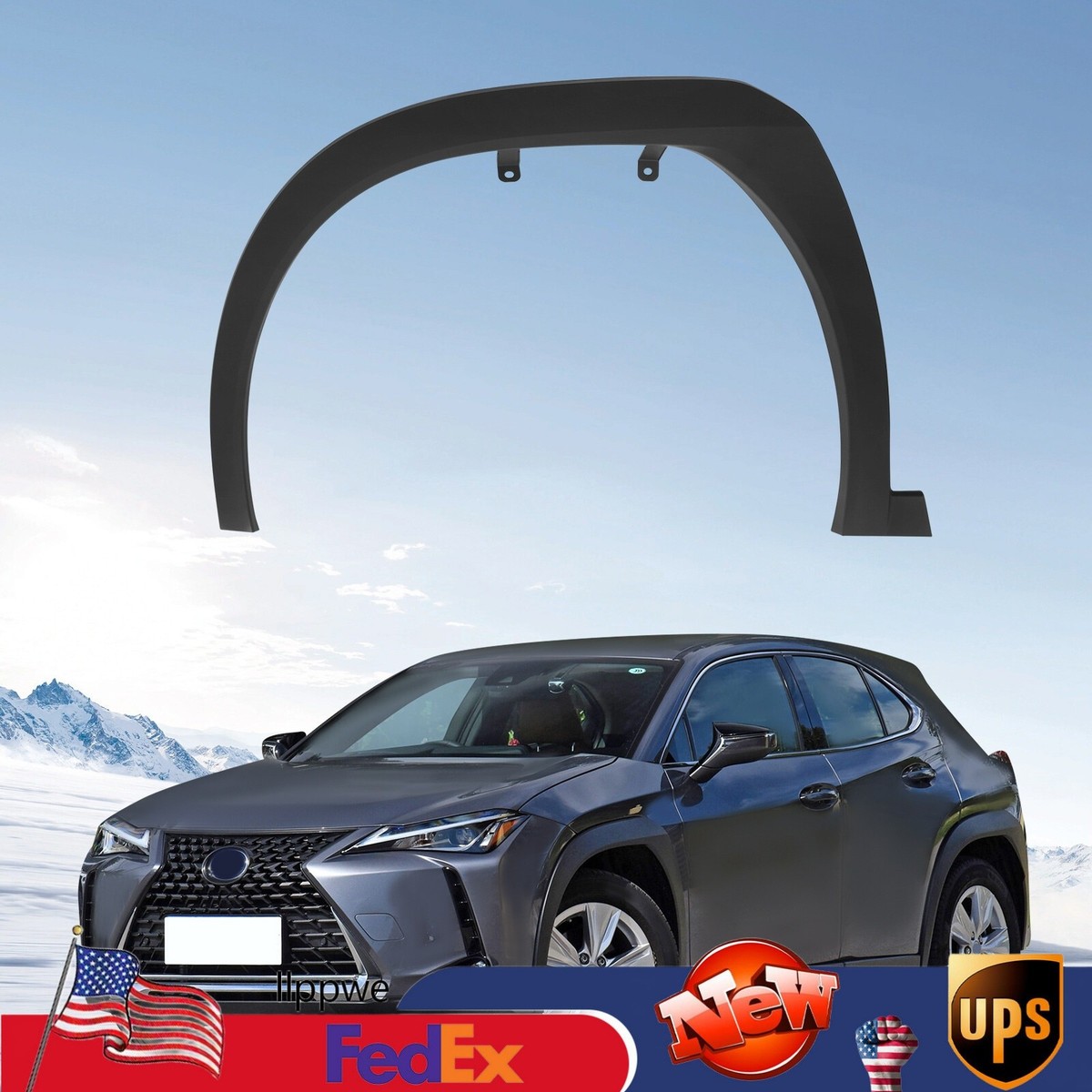 Front Left Fender Trim Plastic for 2019-2025 Lexus UX 200/250h