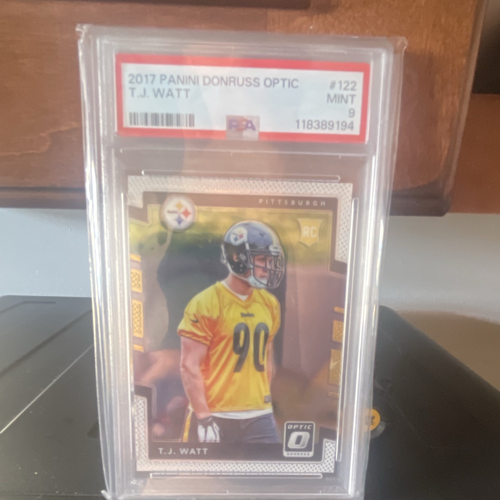 TJ Watt Panini Donruss Optic #122 Base