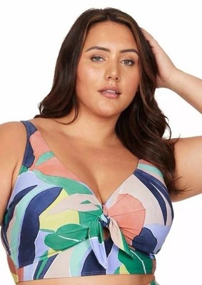 ArteSands  L' Avana Cezanne Bathing Suit Bikini Top Swimsuit Luxury PLUS 18 NWT