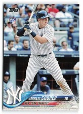 2018 Topps #181 Garrett Cooper Rookie New York Yankees RC