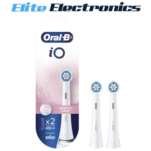 Oral-B iO Gentle Care Replacement Brush Heads 2 Pack (White)