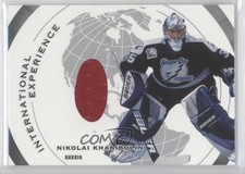 2002 In the Game-Used International Experience /60 Nikolai Khabibulin #IE-28 0c3
