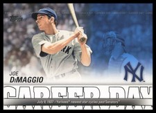 2012 Topps #CD-6 Joe DiMaggio New York Yankees Career Day Baseball Card