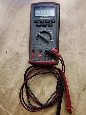 Snap On EEDM504D MULTI METER  TESTING DEVICE used Untested - Disply Turns On