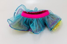 Build A Bear Rainbow Reversible Tutu Skirt RETIRED Sequins