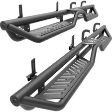 Crew Cab Running Boards Side Steps Compatible for 2007-2018 Chevy Silverado