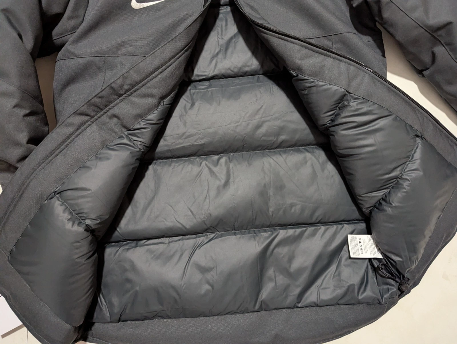 Nike Sideline 550 Duck Down Puffer DJ6526 060 man grey jacket sz L XL Brand New - product detail image 4