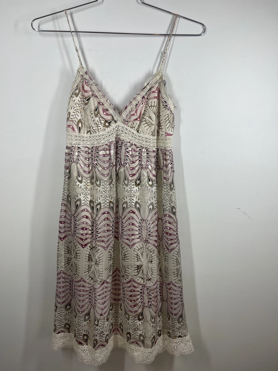 poleci silk dress Poleci Silk Print Dress #189-61