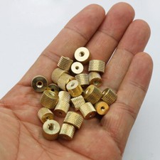 M2 M2.5 M3 M4 Brass Pineapple Nuts Thumb Knurled Round Reticulate Nut 10PCS