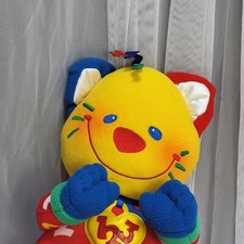 Fisher Price 1999 Baby Smartronics Kitty Cat 1 2 3 Counting Stuffed Plush Toy