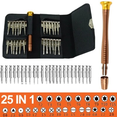 25-in-1 Precision Screwdriver Set for Electronics, Watches, Glasses & More
