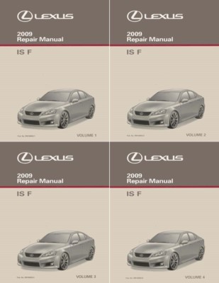 2009 Lexus IS F Factory Shop Service Manual