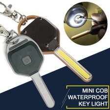 1pc Pocket COB LED Camping Flashlight Light Key Ring Keychain Hiking Torch Lamp