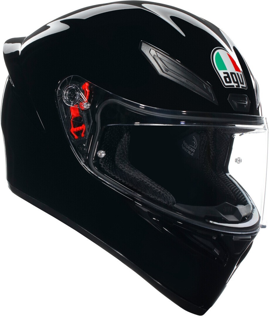 CASCO MOTO INTEGRALE AGV K1 S E22.06 MONO NERO BLACK  TG M