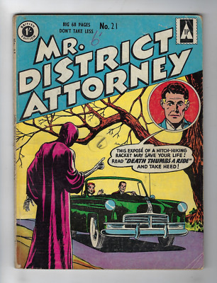 Mr District Attorney # 21 Strato Publications 1958 GD/VG