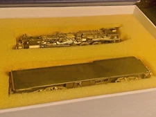 RAIL WORKS LTD. RARE UNPAINTED BRASS HO PRR I-1s 2-10-0 STEAM LOCO & TENDER