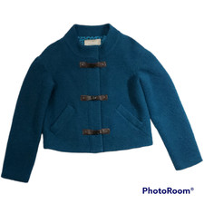 Leifsdottir Anthropologie | Buckled In Blue Jacket | Size 6