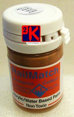 RailMatch 2607 - GWR Dunkler Stein Acryl 18ml Topf Mit 48 Geleiteten Pfosten