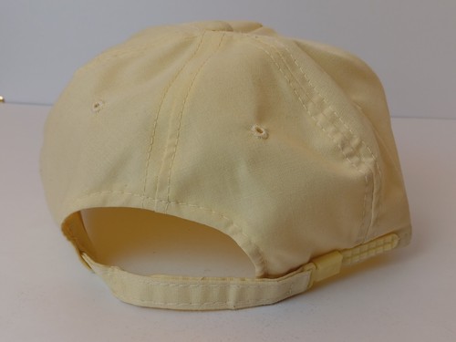 YoungAn Headwear Yellow BLANK Rope Trucker Hat 90s VINTAGE  - Picture 3 of 5