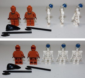 100% 2008 LEGO #7627 Indiana Jones Set TEMPLE OF THE CRYSTAL SKULL Mutt Minifig+