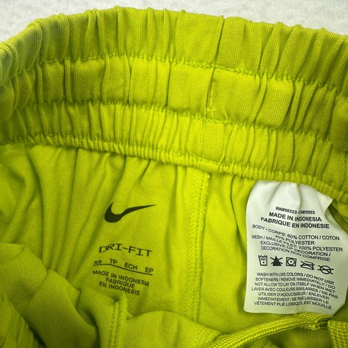 Nike Dri-Fit Girls Shorts Size Youth XS High Rise Knit Green DX4965 - Picture 5 of 6