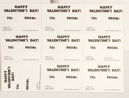 Wild Animal Lenticular Valentine's Day Classroom Cards 27 Count Box - Picture 3 of 3