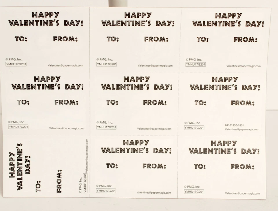 Wild Animal Lenticular Valentine's Day Classroom Cards 27 Count Box - Image 3 of 3