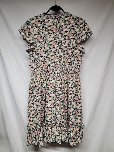 Shein Curve Women's Floral Dress elastic waist with cap sleeves size 1XL - Picture 3 of 10