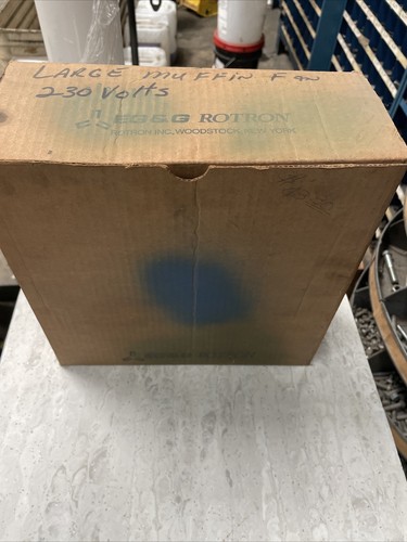 NOS CL3L2 10" CARAVEL FAN 230vAC 50/60 EG&G ROTRON MUFFIN FAN
