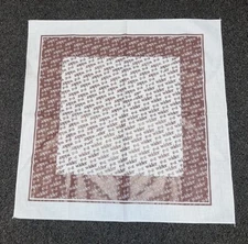 NOS Vintage EZ Wider Rolling Papers AOP Script Bandana 420 Smoking NEW!