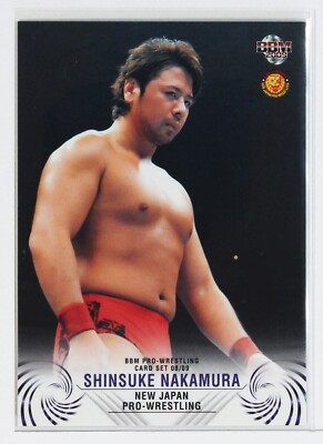 SHINSUKE NAKAMURA - 2009 BBM Pro-Wrestling Trading Card | eBay
