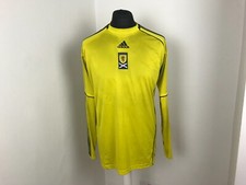 SCOTLAND football Top Medium DAMAGED GK SHIRT Yellow Long Sleeve Scotland Top