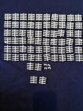 Aurora TJet Track Locks, Joiners, Connectors - 500 New, White Nylon!