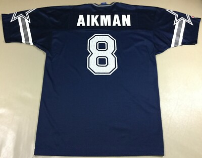Vintage Dallas Cowboys Troy Aikman #8 Football-NFL Champion Jersey