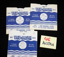 LOT 3x View-Master reels - AUSTRIA Tyrol Salzburg