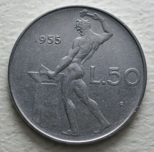 50 Lire 1955 Italian Republic
